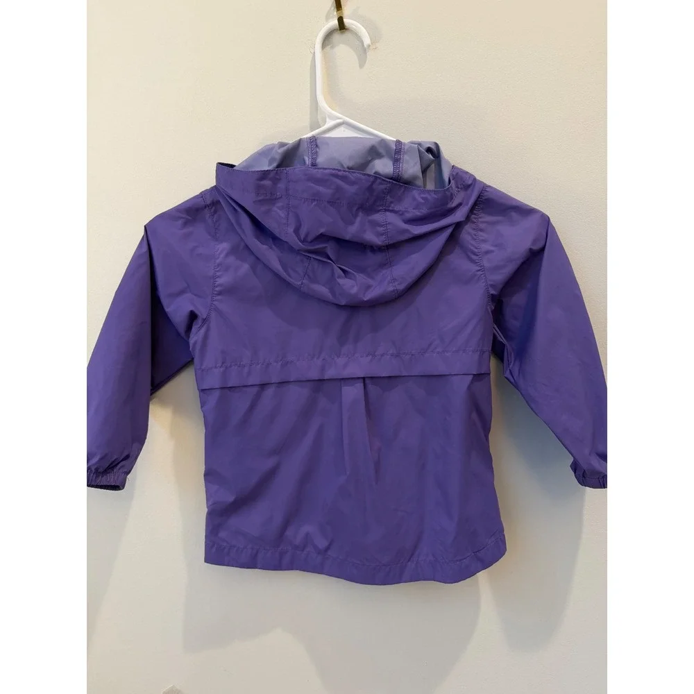 Columbia Kids Purple Glennaker Windbreaker Hooded Jacket RA2013 Size 3T